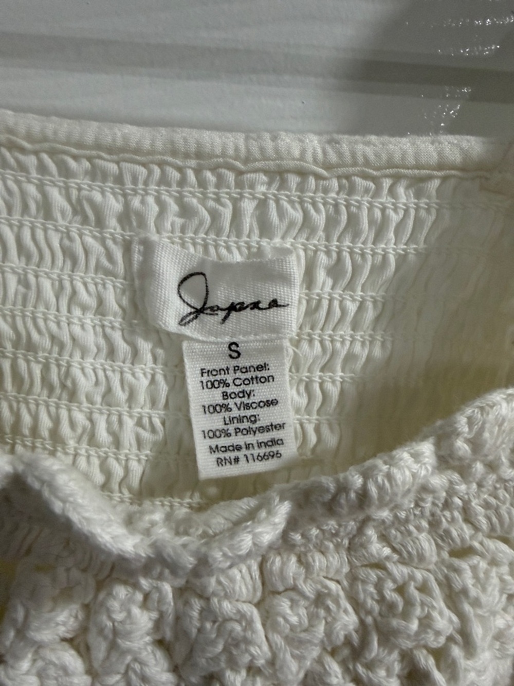Womens Crochet Dress Top - Picture 4 of 4